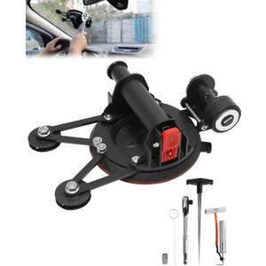 Krysolad Upgrade Auto Windshield Glass Removal Tool Kit, Without Cutting line, Dual-Cutting, Auto Glass Cut Out Tool with Locking Function, with Threader and Windshield Cutter for Cars and Trucks