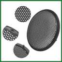 Motoforti 8 Inch Universal Speaker Grills Cover Mesh Guard Protective Case Black - Pack of 4 Long-Lasting
