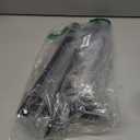 12 Inch Furniture Legs Black Coffee Table Feet, Mid-Century Metal Furniture Leg for Sofa Cabinet Ottoman, Set of 4 Side Mounted Style Home DIY Replacement Feet