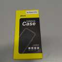 JETech Cute Case for iPhone 15 Pro 6.1-Inch, Wave Frame Curly Shape Shockproof Phone Cover for Women and Girls, Clear Hard PC Back (Blue)