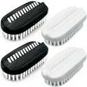 Nail Brush for Cleaning Fingernails Two Sided Hand Fingernail Scrub Brush Soft Stiff Bristles Nail Scrubber Brushes for men women kids,4 PCS