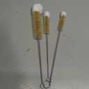 Casabella Glassware Cleaning Brushes with Soft Microfiber Tips, Set of 3
