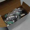 Chumia 10 Pcs Door Stopper Mounted Floor Stops Stainless Steel Cylindrical Stopper Modern Decorative Rubber Bumper Stops Holder Wall Protector for Bottom or Top of Door (Silver)