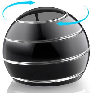 Fidget Spinner Desktop Toys - Kinetic Spinning Ball for Anxiety & ADHD Relief, Optical Illusion Fidget Toys for Adults, Kids, Parents & Friends, Metal Fidgets for Office & Home (1.54in Black)