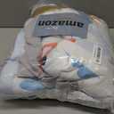 NacoMoco 4-Piece Cars Toddler Bedding Set for Boys Girls- Soft & Skin Friendly Toddler Bed Set Includes Toddler Comforter, Flat Sheet, Fitted Sheet and Pillowcase (Light Blue)