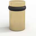 Mega Handles Floor Door Stopper, Quickly Installed Wall Protector, Wall Protectors from Door Knobs, Floor Door Stop with Mounting Hardware Included - Satin Brass - 2 Inch (1 Pack)