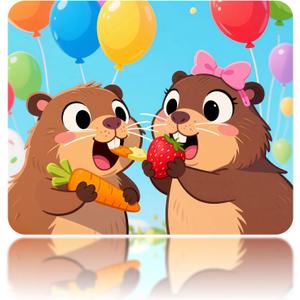 NightWind Cute Capybara Mouse Pad with Non-Slip Rubber Base, Easy Gliding, Spill-Resistant Surface, Durable Materials, Portable, 8.66 * 7.08 Inch Small Gaming Mousepads Desk Mat for Computers Laptop