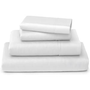 Cosy House Collection Luxury Bamboo Sheets - Blend of Rayon Derived from Bamboo - Cooling & Breathable, Silky Soft, 16-Inch Deep Pockets - 4-Piece Bedding Set - Full, White Cosy House Collection Luxury Bamboo Sheets - Blend of Rayon Derived from Bamboo - Cooling & Breathable, Silky Soft, 16-Inch Deep Pockets - 4-Piece Bedding Set - Full, White