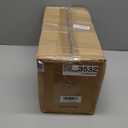 Set of 2 Industrial Touch Control Table Lamps with USB C+A Ports and AC Outlet - 3-Way Dimmable Black Bedside Lamps Nightstand Desk Lamps for Bedroom Living Room, Glass Shade & 2 LED Bulbs Included