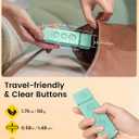 Glocusent 12 LED Rechargeable Book Light, Clip-on Reading Light with 5 Colors & 5 Brightness Levels, Up to 100Hrs Runtime, Eye-Caring Reading Lights for Books in Bed, Perfect for Book Lovers, Kids