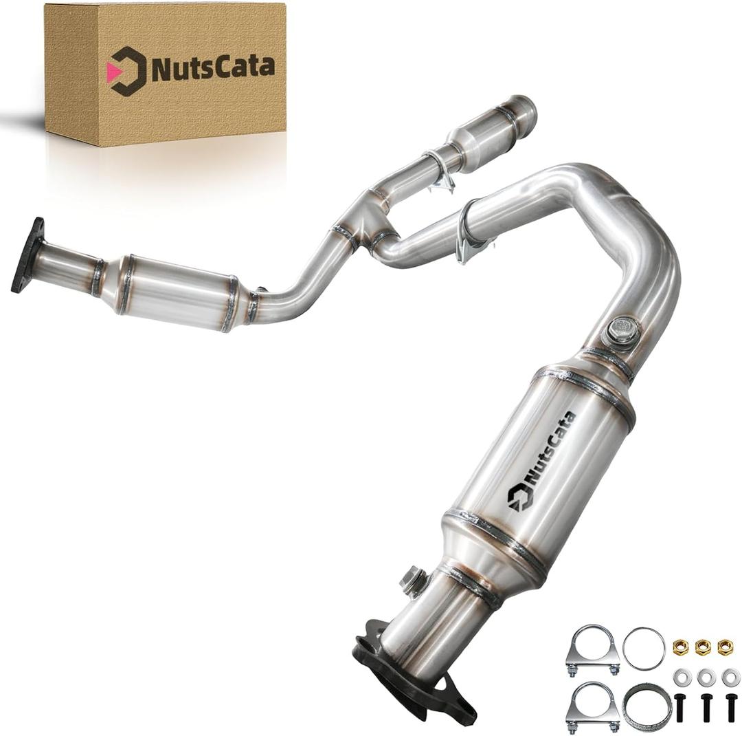 Catalytic Converter Compatible with 2009-2014 Chevy Silverado, Tahoe, Suburban, Avalanche, GMC Sierra, Yukon, Cadillac Escalade, 4.3L 4.8L 5.3L 6.0L 6.2L V6 V8 EPA Compliant Replace OEM 50490