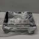 SAYZH Fruit Basket Bowls For Kitchen Counter with Banana Hangers - Detachable Metal Mesh Basket Fruit Stand with Handle - Kitchen Vegetables Bread Snacks Storage Organization, 2 Tier Black