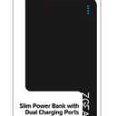 ZGear 10000 mAh Slim Dual Charging Port Power Bank - Black