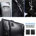 King'sGuard Ski Boot Bag  Durable Snowboard and Ski Bag for Easy Transportation of Skiing Essentials Multi-Functional Ski Bag (Grey)