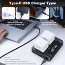 New 18W PD Fast Charging LCD USB Dual Battery Charging Station for Arlo Pro, Arlo Pro 2 Home Security Camera System Batteries