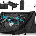 Bike Travel Bag,Heavy Duty 840D Transport Bicycle Storage Carry Bag with Strong Webbing,Portable Folding Cycling and Bicycle Bags Bike Suitcase Waterproof for Airplane Shipping, 1PC-55.11×31.49×10.23