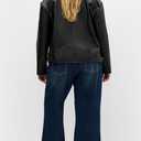 ity Chic Women's Plus Size Jacket - Julie Faux Leather Biker
