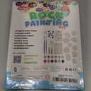 Dan&Darci Rock Painting Kit for Kids - Arts and Crafts for Girls & Boys Ages 6-12 - Craft Kits Art Set - Supplies for Rocks Paint - Best Tween Gift Ideas for Kid Activities Age 6 7 8 9 10 11 (Multi-color)