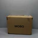 Mobo Medical Elongated Raised Toilet Seat W/ Padded Handles, 3.5" Lift