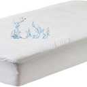 Waterproof RV Bunk Mattress Protector for 30 x 75 Narrow Twin Bed or Camper Mattress Soft Quiet Bamboo Viscose Terry Fitted Cot Size Matress Cover (White)