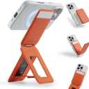 MOFT Phone Tripod Wallet, 3 in 1 Phone Stand, NFC-Supported Magnetic Phone Wallet, MOVAS Vegan Leather Adjustable Card Holder, Sunrise