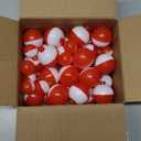 60 PCS Fishing Floats,Hard ABS Fishing Bobber Bulk,Push Button Round Buoy Floats for Fishing Tackle Accessories,1/1.5 Inch