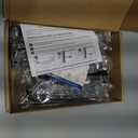 Ravinte 25 Pack Matte Black Cabinet Pulls, 5 Inch (128mm) Hole Center Slim Kitchen Handles, Square Drawer Pulls for Cabinets & Cupboards, Hardware