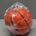 Silent Basketball Size 7 (29.5")  Grooved Airless Foam Indoor Basketball for Quiet Dribbling and Indoor Training, Pro PU Material  Achieve Real Feel Higher Bounce Quieter (Orange)