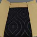 Stair Treads for Wooden Steps 15pcs - 8x30in Carpet Stairs Runner Indoor Non-Slip Stair Mats for Kids Elders and Pets (Foliage Black)