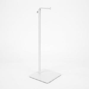 B&NN Adjustable Metal Handbag Rack Tabletop Handbag Purse Display Stand Single Hook Bag Stand Holder (White)