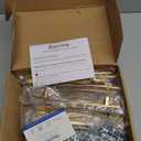 Ravinte 30 Pack Cabinet Handles Champagne Bronze Cabinet Pulls Kitchen Cabinet Handles, Curved Drawer Pulls in 7-1/ 4 Inch Length with 5 Inch Hole Center Arch Kitchen Cabinet Hardware