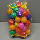 Ball Pit Balls Phthalate Free BPA Free Crush Proof Plastic - 7 Bright Colors in Reusable Play Toys for Kids with Storage Bag