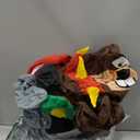 JOIEDOMI 7 FT Long Christmas Inflatables Outdoor Decorations, Inflatable Santa Riding Motorcycle with Reindeer, Blow Up Yard Decoration with Build-in LED for Xmas Party Outdoor Yard Garden Lawn Décor