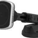 Scosche MP2WDEX2-XTSP MagicMount Pro2 Magnetic Car Phone Holder Extendo Telescoping Windshield or Dashboard Mount with Suction Cup Compatible with MagSafe, iPhones, Galaxy, Pixel & All Smartphones (1 Pack)