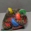 Tree Swing for Kids - Heavy Duty Climbing Rope with Disc Swing Seat for Boys Girls Teens Indoor Outdoor Activity,Colorful Playground Backyard Accessory,Including Carabiner & Hanging Strap