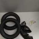 FVRITO 12.5x2.75 (12-1/2x2.75) Knobby Tire & Inner Tube for Razor MX350 MX400 Dirt Rocket X-Treme X-560 Heavy Duty Scooter Tao Tao 47cc 49cc Kids Mini Pocket Dirt Pit Bike Straight Valve Stem Cap 2PCS