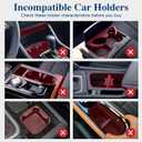 Car Cup Holder Expander, Cup Holder Extender Adapter with Expandable Arm and Adjustable Base, Compatible with Yeti Ramblers 14-64oz, Hydro Flasks 18-64oz Most Coffee Mugs Bottles & Cups