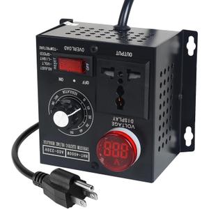 Premium AC Motor Speed Controller 120V - Adjustable Fan Speed, Voltage Regulator with Rheostat - Electric Motor Precision Control - Ideal for 15A 110V Applications