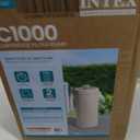 INTEX C1000 Cartridge Filter Pump for AGP: 1000 GPH Pump Flow Rate - Cartridge Gauge Indicator - HydroAeration Technology - Includes Type A Filter Cartridge - Turnover Rate/System Flow 750 GPH