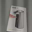 EKO Aroma Touchless Automatic Soap Dispenser for Kitchen and Bathroom, Liquid Hand Soap Dispenser, Water-Resistant and Rechargeable, 9 fl oz (Stainless)