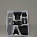 5-in-1 Bikini Trimmer for Women, IPX7 Waterproof Electric Razors Shaver, Cordless Body Hair Trimmer, Facial & Pubic Hair Removal, Ceramic Blade (Black)