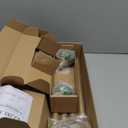 Ceramic Curtain Rods for Windows 18 to 55 Inch,1 Inch Adjustable Telescoping Drapery Rod Heavy Duty Window Treatment Single Curtain Rod Set for Bedroom, Gold Green