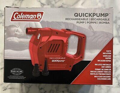 Coleman Quickpump Rechargeable Rechargable Pump Pompe Bomba