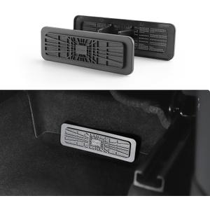 TPARTS Under Seat Vent Cover for New Tesla Model Y Juniper 2025+ Rear Seat Air Condition Outlet Protector Upgraded Snap-on Design Car Air Vent Interior Accessories 2PCS (Premium/Performance)