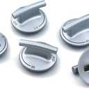 WP74009554 Stove Knobs Replacement Parts for Jennair Cooktop Knob Gas Stove Top Oven Knob Jenn Air JGD8430ADB JGD8430ADS JGC8430BDS Surface Burner Control Range Cook Top Assembly Knobs 5 Pcs