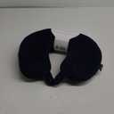 Conair Fleece Neck Pillow for Travel, Neck Support Pillow by Travel Smart, Navy (Removable Washable Cover)