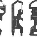 6 x Keychain Multi-tool 3Pack Metal Pocket Tool Portable No rust Wrench for Screw,ruler and bottle opener,19 in 1 Total Routine maintenance.