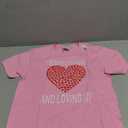 Loving 100 Days of School Shirt Cute Heart Happy Gift Outfit T-Shirt, M
