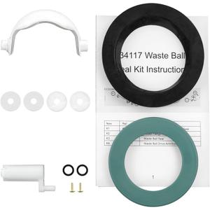 34117 Waste Ball Kit Compatible with Thetford Aqua Magic Style II, Style Lite, Style Plus Toilet, Includes Drive Arm, Replaces 34120, 34117, with Professional Installation