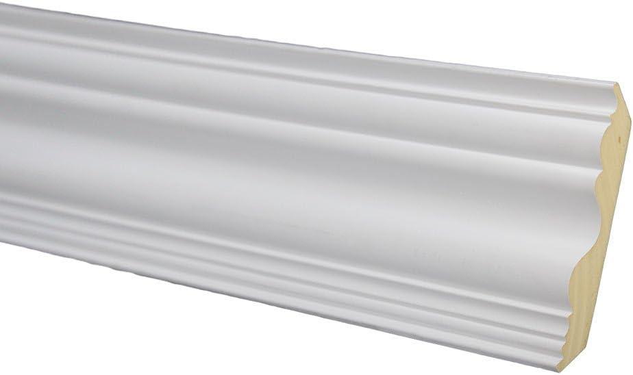 White Wall Molding 72in